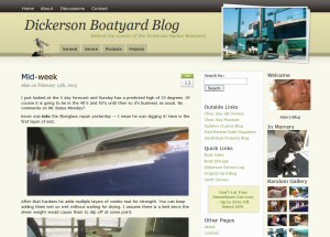 Dickerson Boatyard Blog